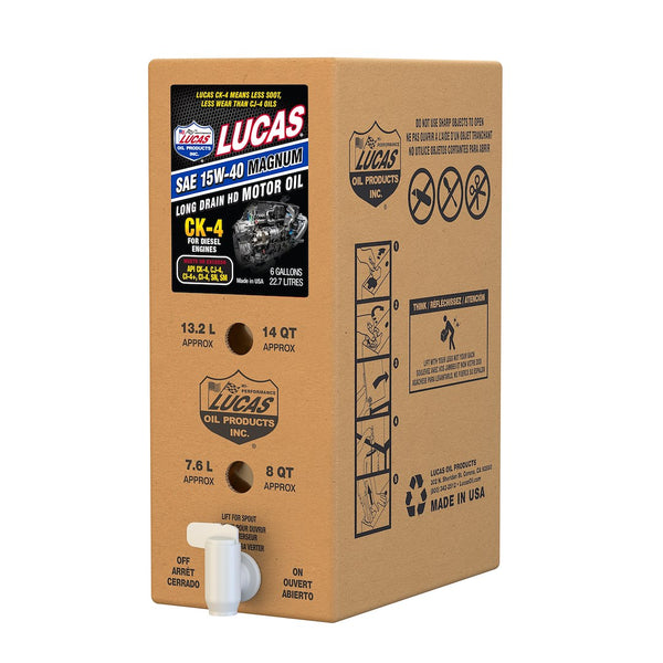Lucas Oil Bag In Box 15W-40 (MPN: 18014)