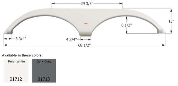 Icon Fender Skirt for Pilgrim Open Road Models (MPN: 01713)
