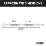Aries 3 Inch Round Nerf Bar (MPN: 204018)