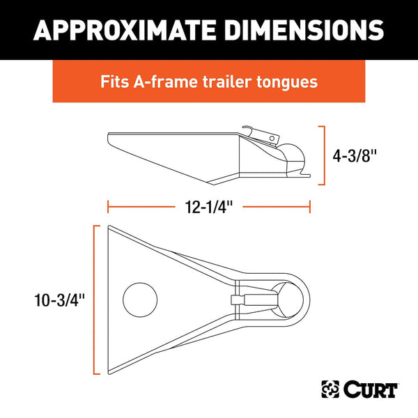 CURT A-Frame Trailer Coupler (MPN: 25200)