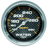 AutoMeter Carbon Fiber Water Temperature Gauge (MPN: 4831)