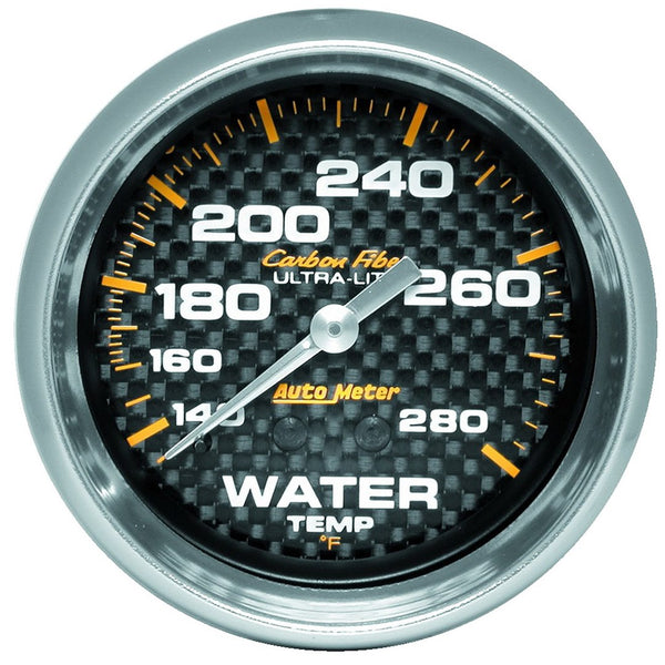 AutoMeter Carbon Fiber Water Temperature Gauge (MPN: 4831)