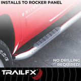 TrailFX Nerf Bar Round Tube Side Steps (MPN: A0029S)