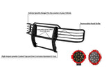 Black Horse Grille Guard Kit (MPN: 17FJ24MA-PLR)