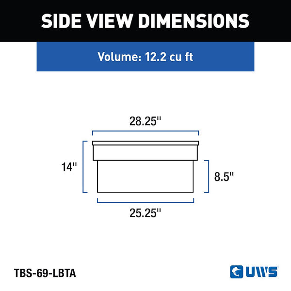 UWS Crossover Extra Wide Tool Box (MPN: TBS-69-LBTA)