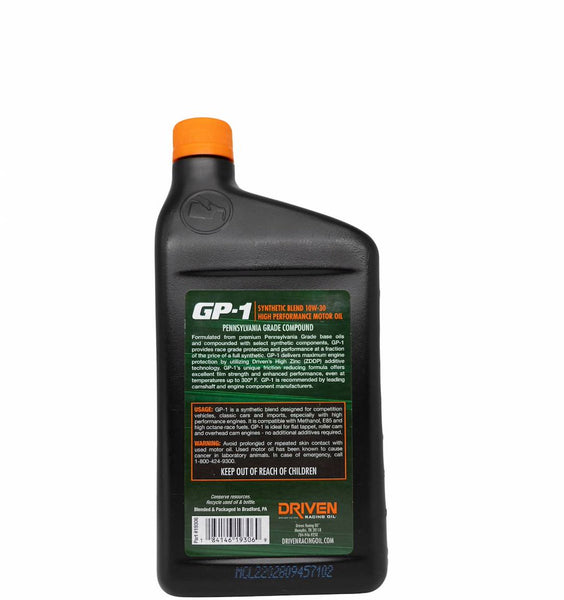 Driven Racing Oil GP1 Series Oil (MPN: 19306)