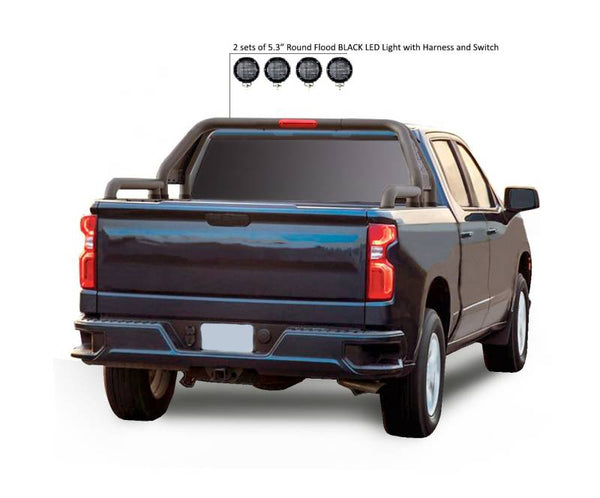 Black Horse Offroad Truck Bed Bar (MPN: GLRB-01B-PLFB)