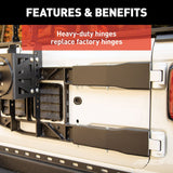 Aries Heavy-Duty Spare Tire Carrier (MPN: 2563001)