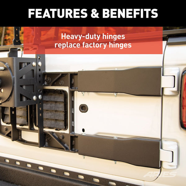Aries Heavy-Duty Spare Tire Carrier (MPN: 2563001)