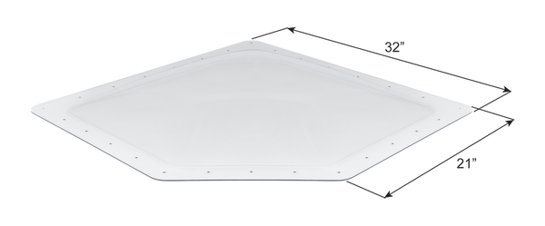 Icon Skylight 4 Inch High Bubble Dome (MPN: 14957)
