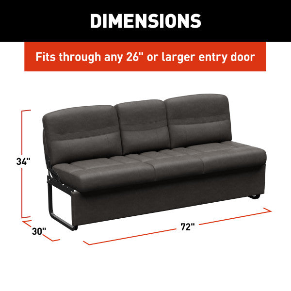 Lippert Components Jackknife Sleeper Sofa (MPN: 2024044414)