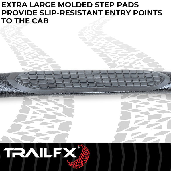 TrailFX Nerf Bar Round Tube Side Steps (MPN: A0027T)