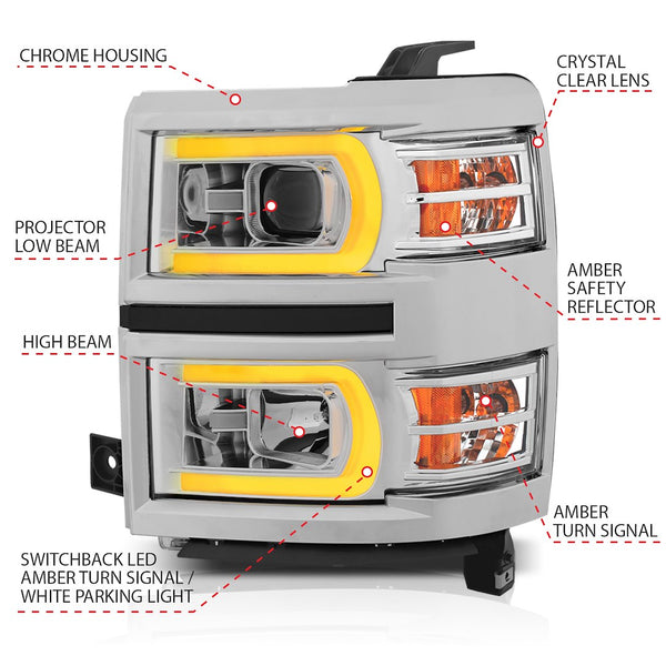ANZO USA Headlight Assembly (MPN: 111413)