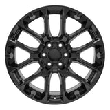 OE Wheels CV67 Gloss Black Aluminum Wheel (MPN: CV67-22090-6550-28B)