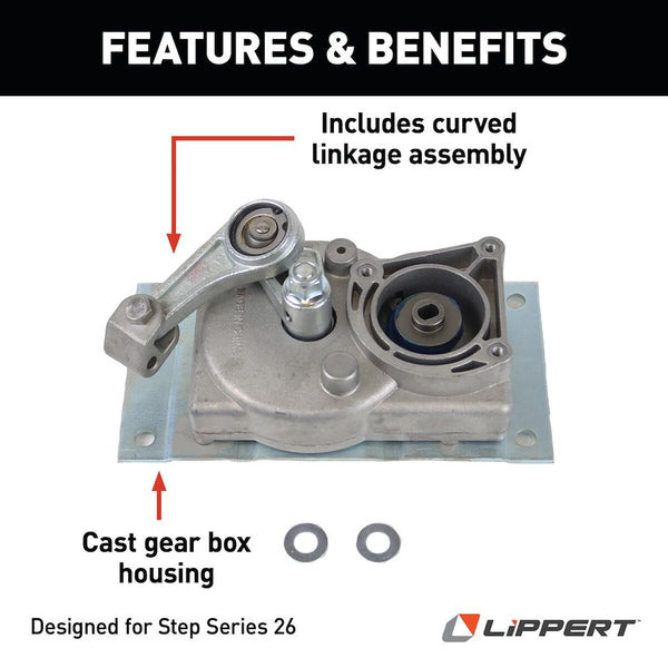 Lippert Components Gear Box Assembly (MPN: 379162)