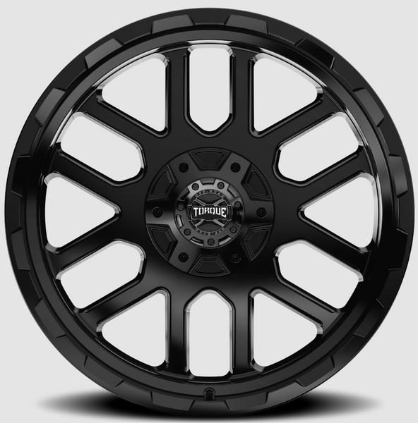 Torque Wheels 20 Inch Satin Black Wheel (MPN: TW408C-20903504-12)