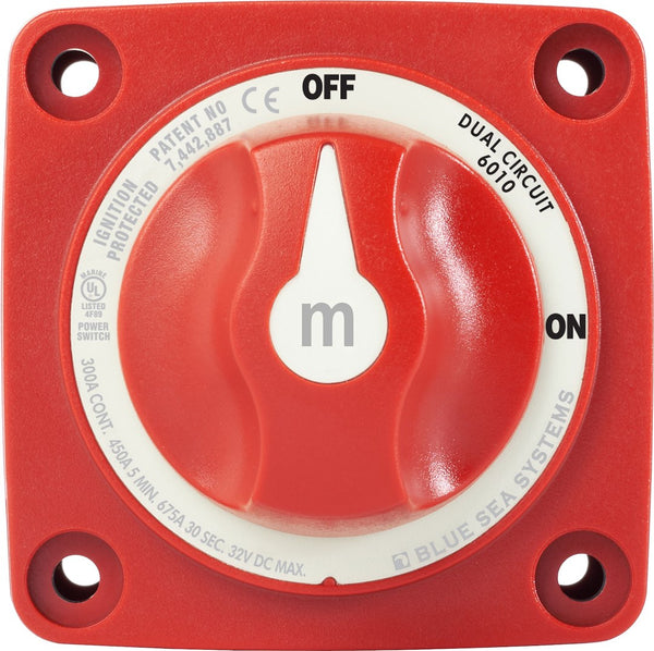 Battery selector switch for dual battery systems (MPN: 6010-BSS)