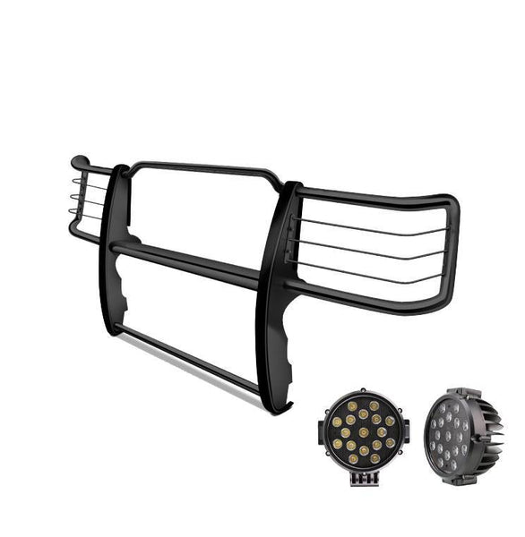 Black Horse Grille Guard Kit (MPN: 17GT26MA-PLB)