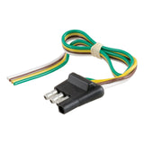 Curt 4-Way Flat Trailer Wiring Connector (MPN: 58030)