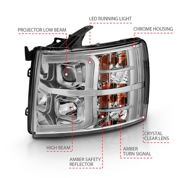 AnzoUSA Headlight Assembly (MPN: 111481)