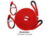 WeatherTech Kinetic Recovery Rope (MPN: R07820PKG)