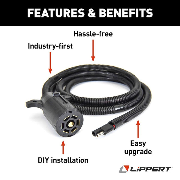 Lippert Components Power Swap Auxiliary Cord (MPN: 813749)