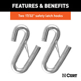 CURT Trailer Safety Cable (MPN: 80176)