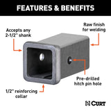 Trailer Hitch Receiver Tube (MPN: 49516)