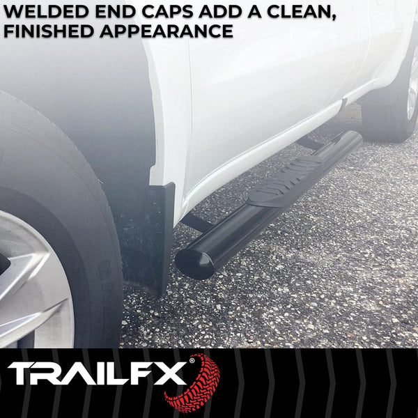 TrailFX Nerf Bar 4 Inch Oval Tube Side Steps (MPN: A1535B)