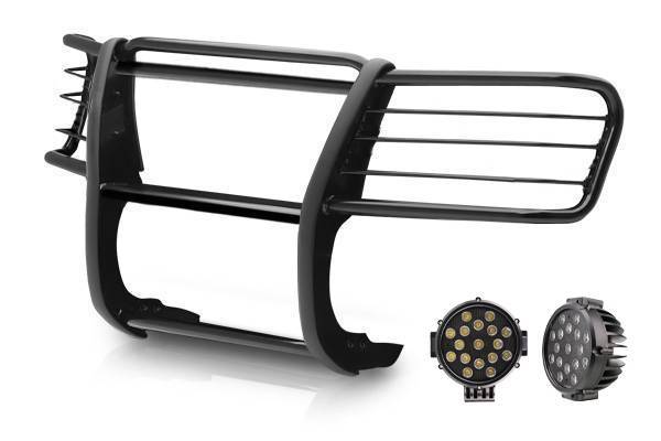 Black Horse Grille Guard Kit (MPN: 17FJ26MA-PLB)