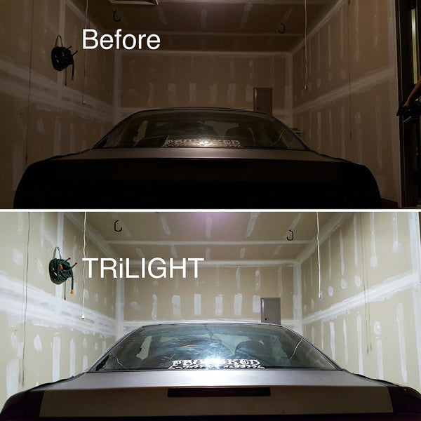 STKR Concepts TRiLIGHT Motion Activated Ceiling Light (MPN: 00342-2)