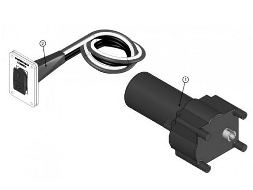 Lippert Components Trailer Landing Gear Motor (MPN: 217884)