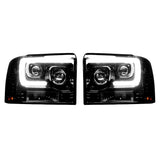 RECON Headlight Assembly With Halogen Bulbs (MPN: 264193BKC)