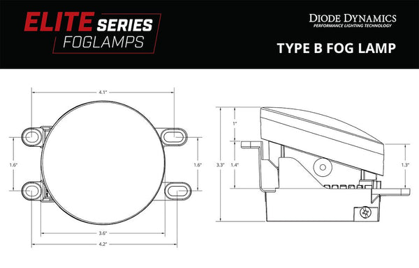 Diode Dynamics Elite Series Fog Lights (MPN: DD5134P)