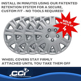 Coast To Coast 15 Inch Wheel Cover Set (MPN: IWCB811115S)