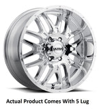 Ultra Wheel 203 24 Inch Chrome Wheel (MPN: 203-2473C44)