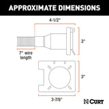 Curt Trailer Wiring Connector (MPN: 55774)