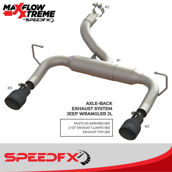 SpeedFX MaxFlow Xtreme Exhaust System Kit (MPN: 50601)