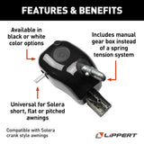 Lippert Components Awning Drive Head (MPN: 300031)