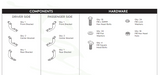 Raptor Series Running Board Component (MPN: RB-0403-BK)