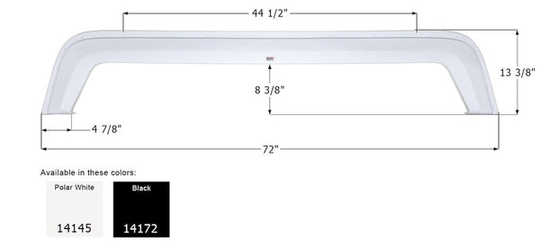 Icon Fender Skirt for Tandem Axle (MPN: 14172)