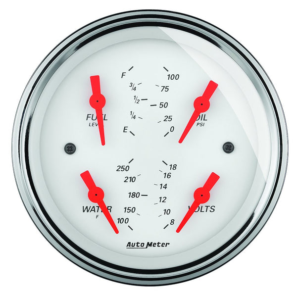AutoMeter Fuel Level Oil Pressure Voltmeter Water Temperature (MPN: 1319)