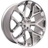 OE Wheels CV98B Chrome Plated Wheel (MPN: CV98B-26100-6550-24C)