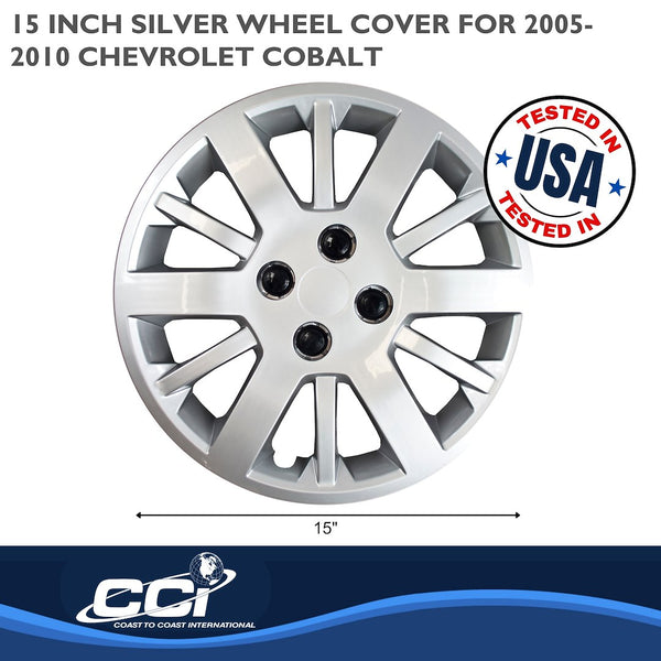 15 Inch Silver Wheel Cover Set (MPN: IWC45315S)