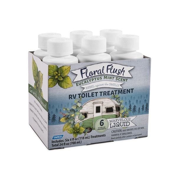 Waste holding tank treatment with floral flush (MPN: 41482)