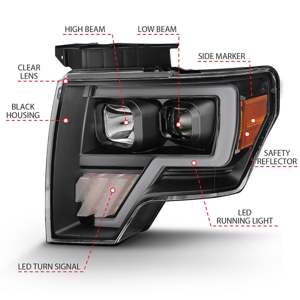 AnzoUSA G4 Series Headlight Assembly (MPN: 111445)