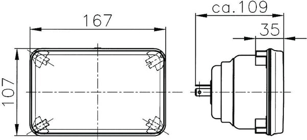 Hella Headlight Conversion Kit (MPN: 003177821)