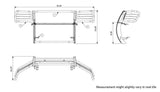 Black Horse Off Road Grille Guard (MPN: 17NR26MSS)