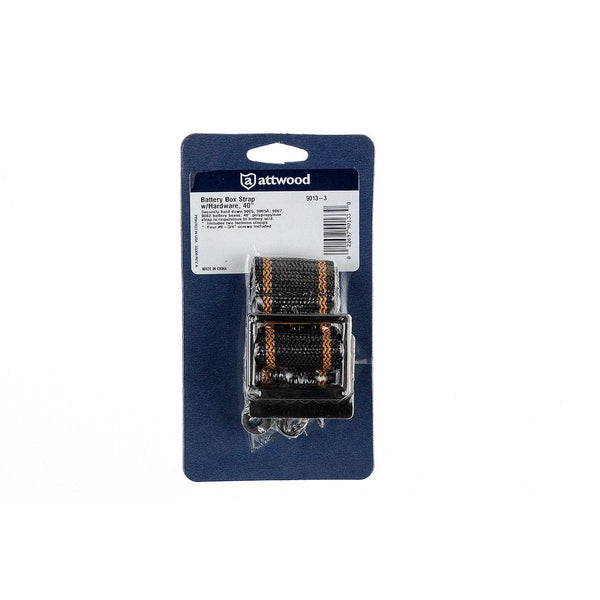 Battery box strap for secure battery storage (MPN: 9013-3)