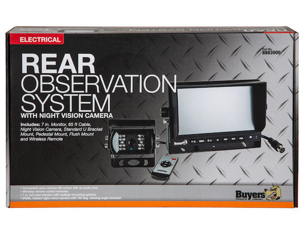Backup Camera System with Night Vision (MPN: 8883000)